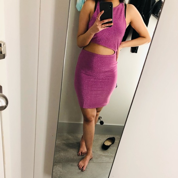 H&M glitter bodycon cut out dress - Picture 2 of 16